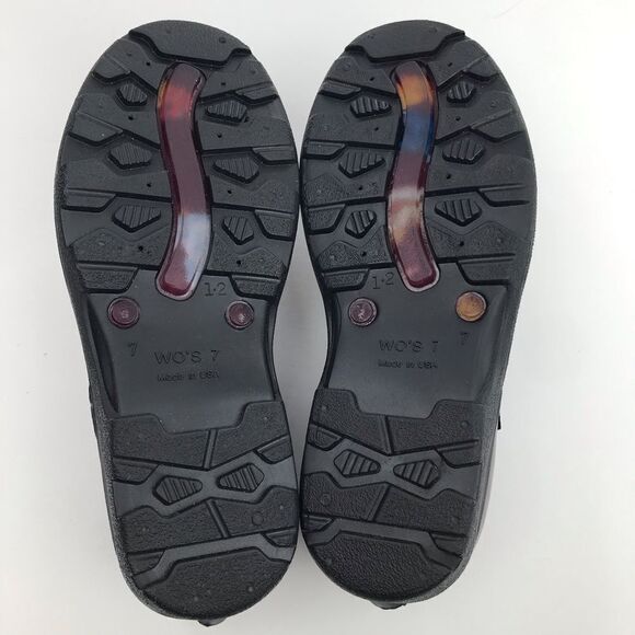 Sloggers Maroon Red Chicken Print Waterproof Rubber Slip On Loafers - Picture 14 of 15